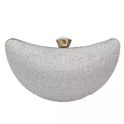 Sparkling Clutch Purse - Silver