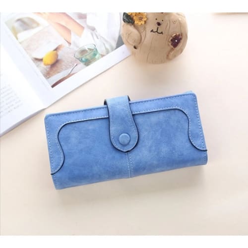 Women's Vintage Style Wallet -Blue