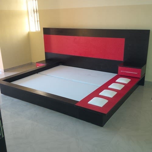 Sadia Bed Frame Red/wenge - 6 X 6
