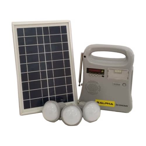 Economy Solar Lighting System + Music Player - 3bulbs