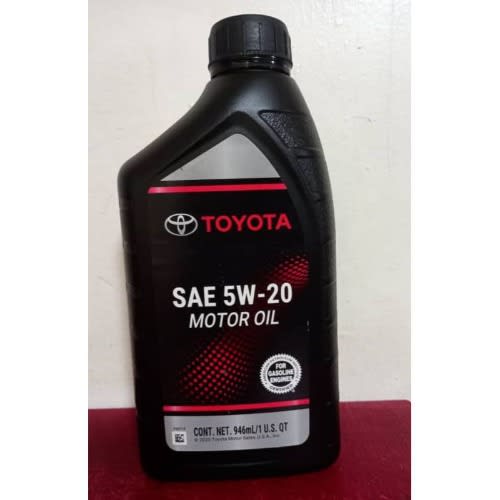 Toyota Sae 5w-20 Motor Oil-1L