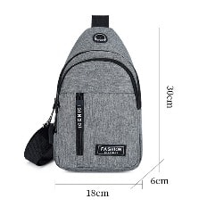 Unisex Messenger Crossbody Chest Bag