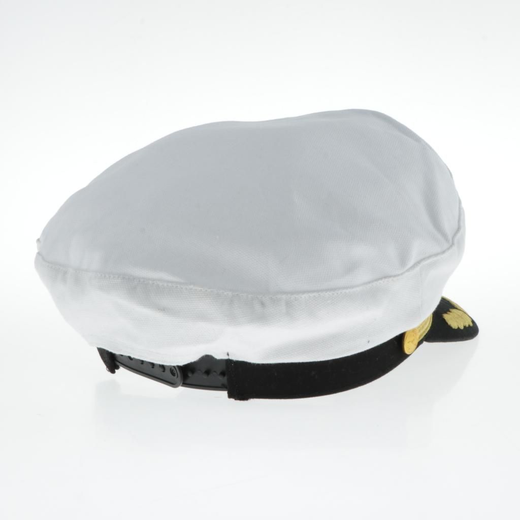 Hat Men Women - Sailor Hat, Yacht Boat S Sailing  White Adult