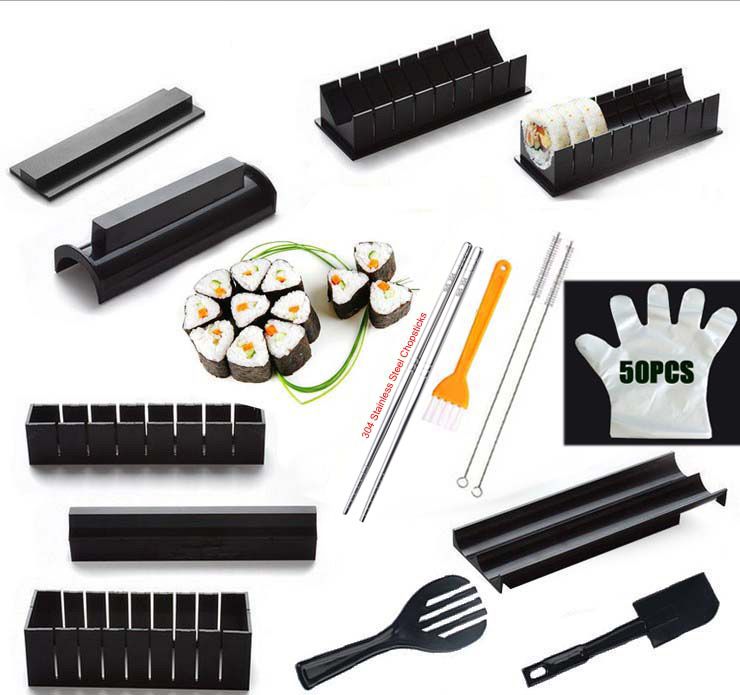 Sushi Maker Rice Mold High Quality Japanese Rice Ball Cake Roll Mold Multifunctional Mould Making Sushi Tools Nori Seaweed