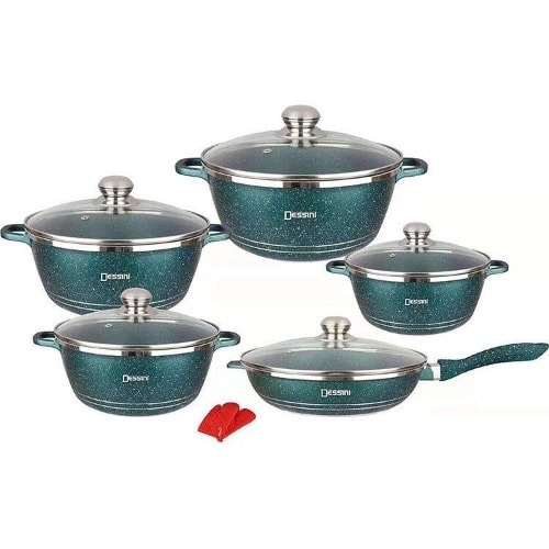 Dessini 5 In 1 Non Stick Cookware Set