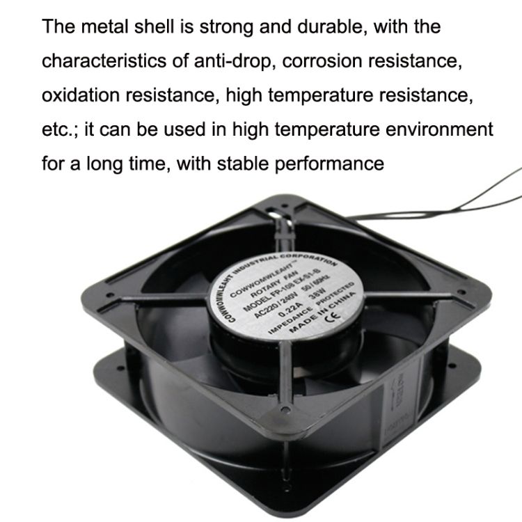15cm Roller Chassis Oil Bearing Fan