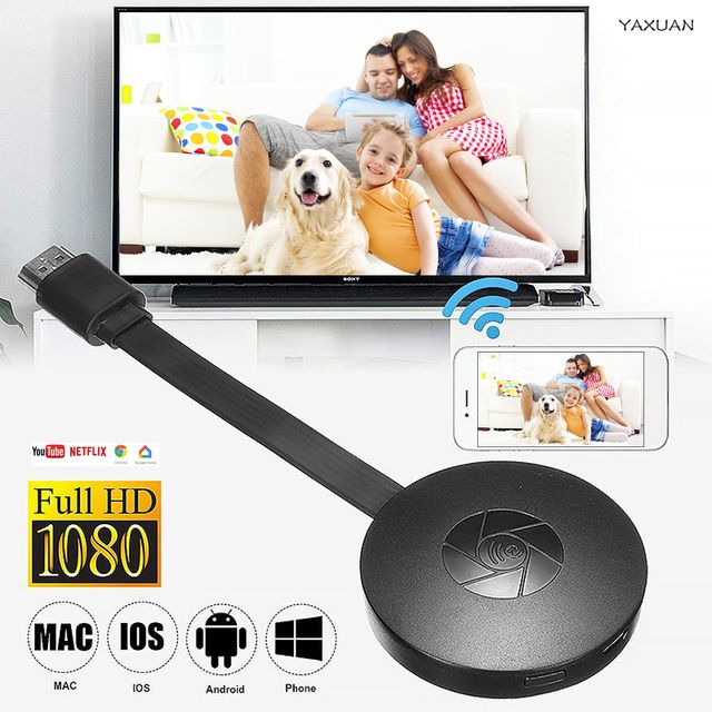 Anycast Hdmi Wireless Display Adapter Tv Stick 1080p Wireless Adapter