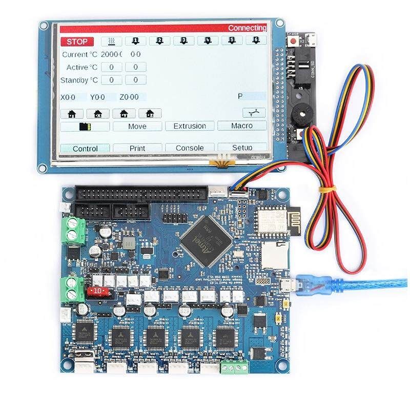 Duet Wifi V1.03 Upgraded Controller Board Advanced 32bit Mainboard With 5 Inch PanelDue Touch Screen For 3D Printer Machine