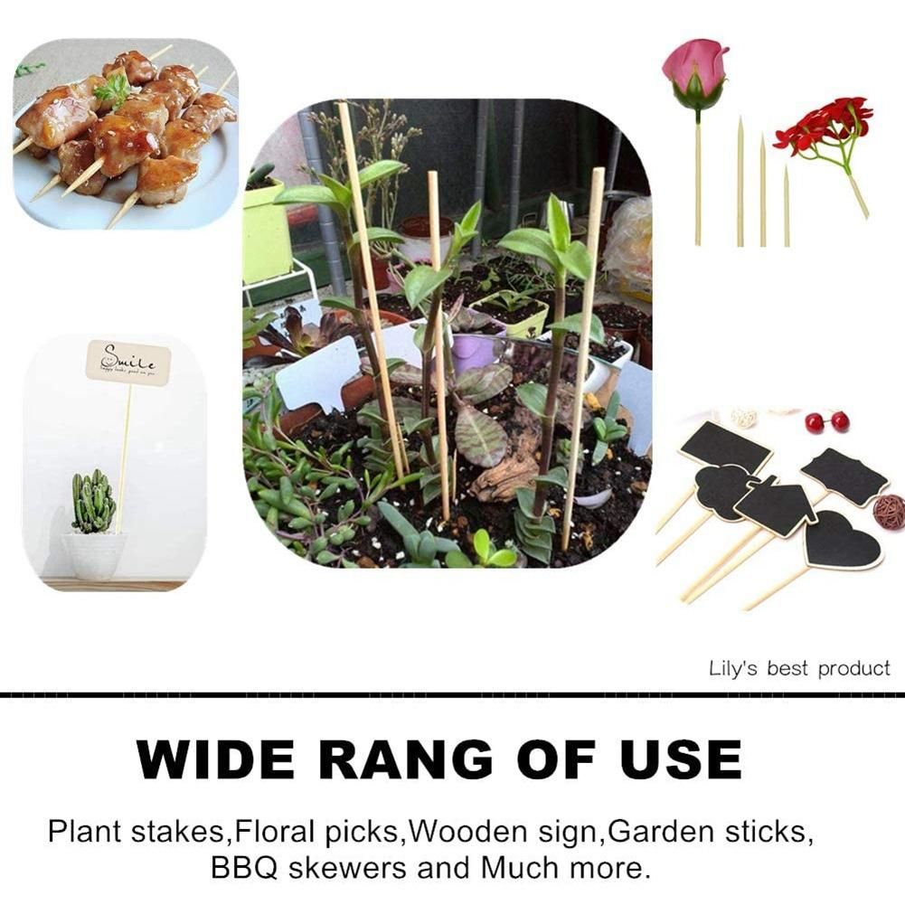 50Pcs Wooden Dowel Rods Unfinished Wood Dowels, Solid Hardwood Sticks for Crafting, Macrame, DIY & More, Sanded Smooth