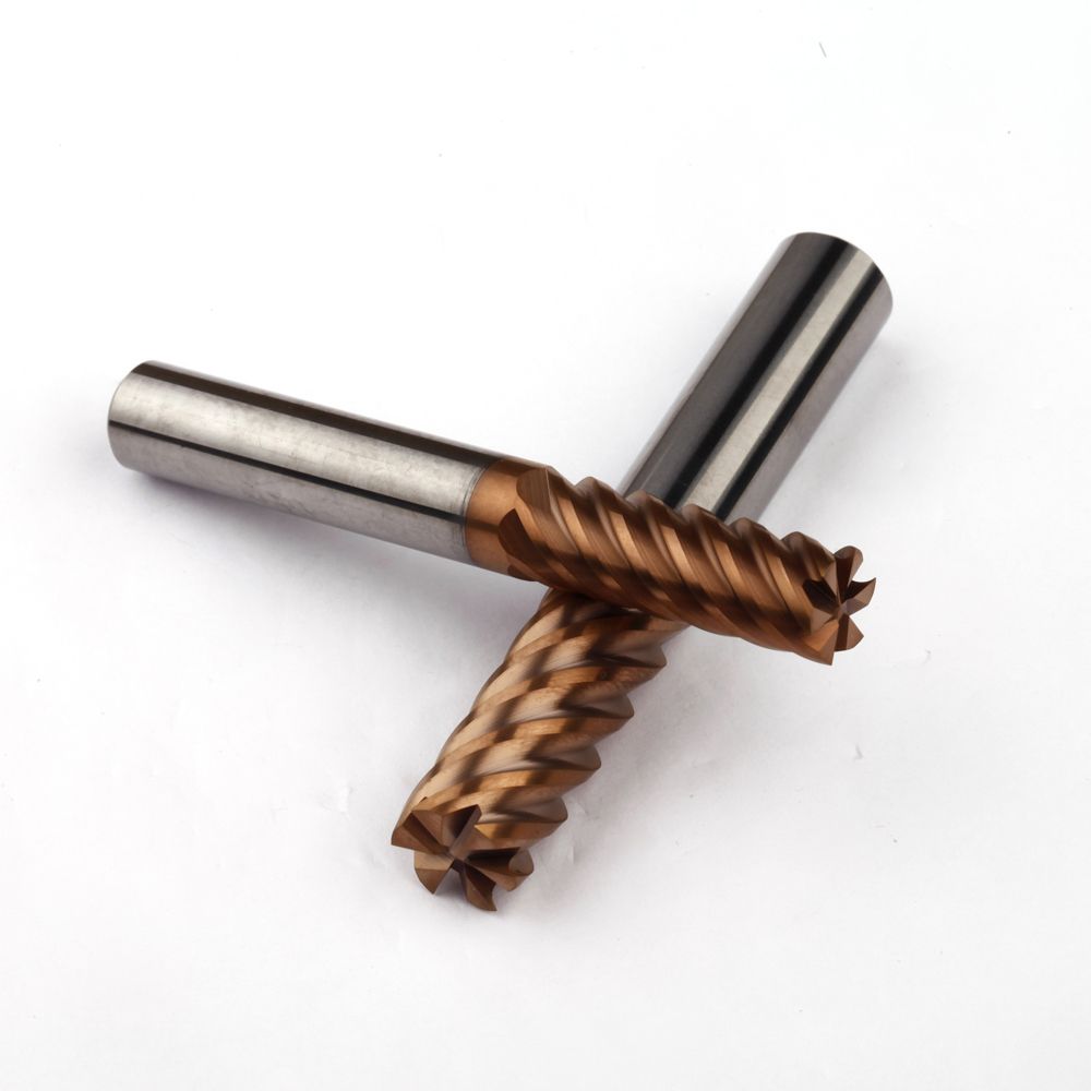 D10 L100 6 Flutes End Mill Carbide Cutter Finishing Machining Router 6 Teeth HRC68 Lathe Machine Tools