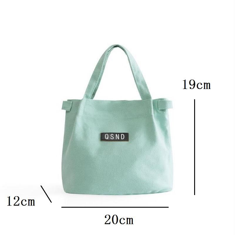 Canvas Lunch Bags Tote Bucket Bag Leisure Bags