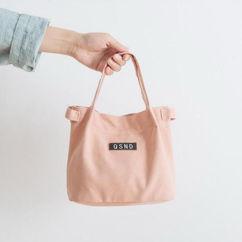 Canvas Lunch Bags Tote Bucket Bag Leisure Bags