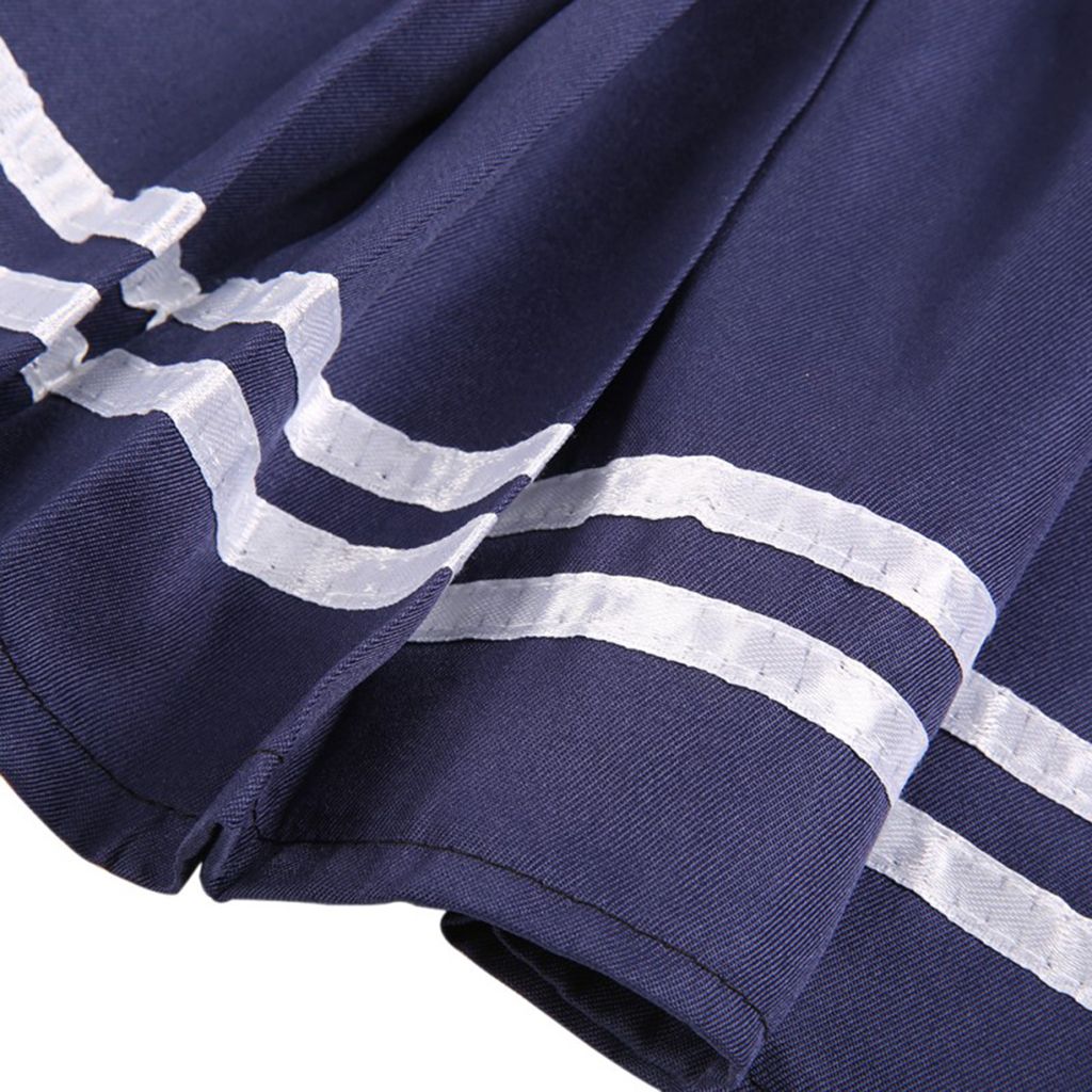 Prettyia Japanese School Girl Uniform Sailor Anime Fancy Dress Blue