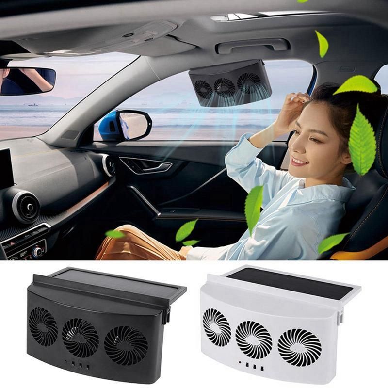 Solar Powered Car Fan Car Auto Cool Cooling System
