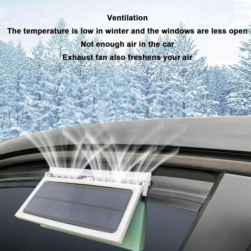 Solar Powered Car Fan Car Auto Cool Cooling System