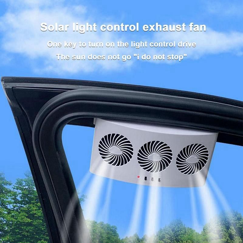 Solar Powered Car Fan Car Auto Cool Cooling System