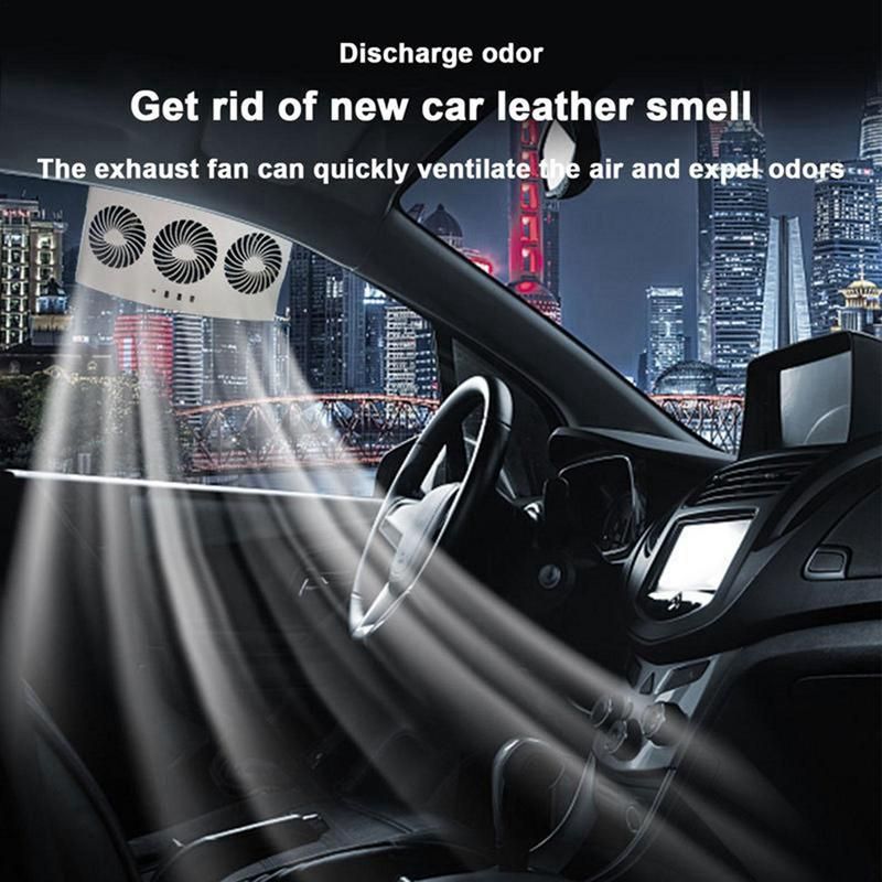 Solar Powered Car Fan Car Auto Cool Cooling System