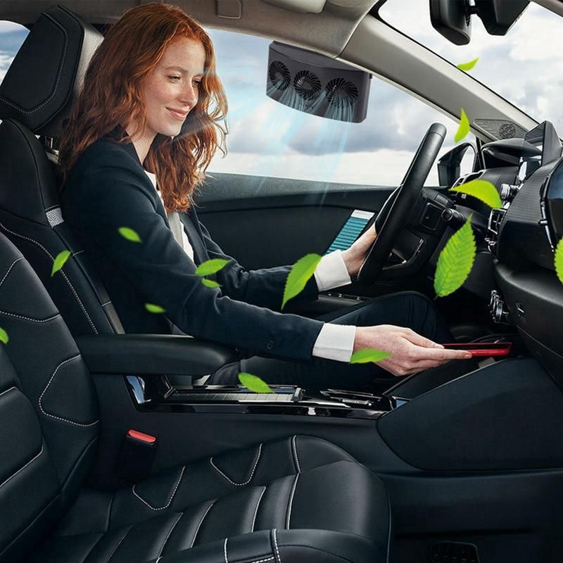 Solar Powered Car Fan Car Auto Cool Cooling System