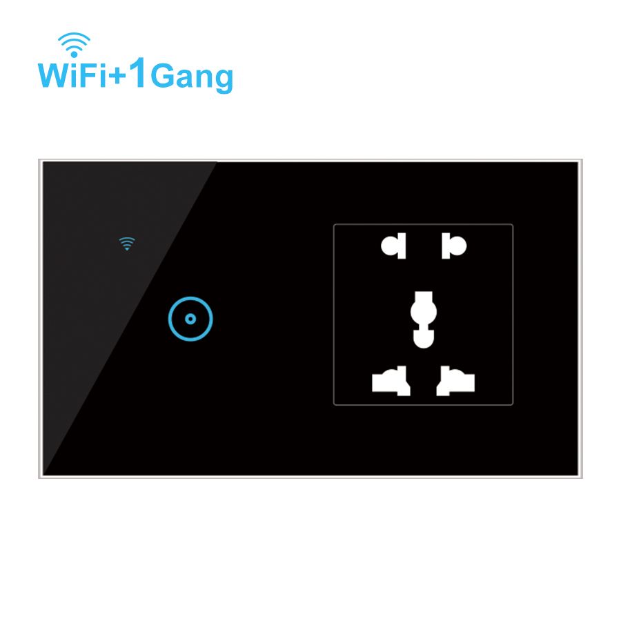 Touch Socket With Wifi UK Art Switch JP Universal EU AU