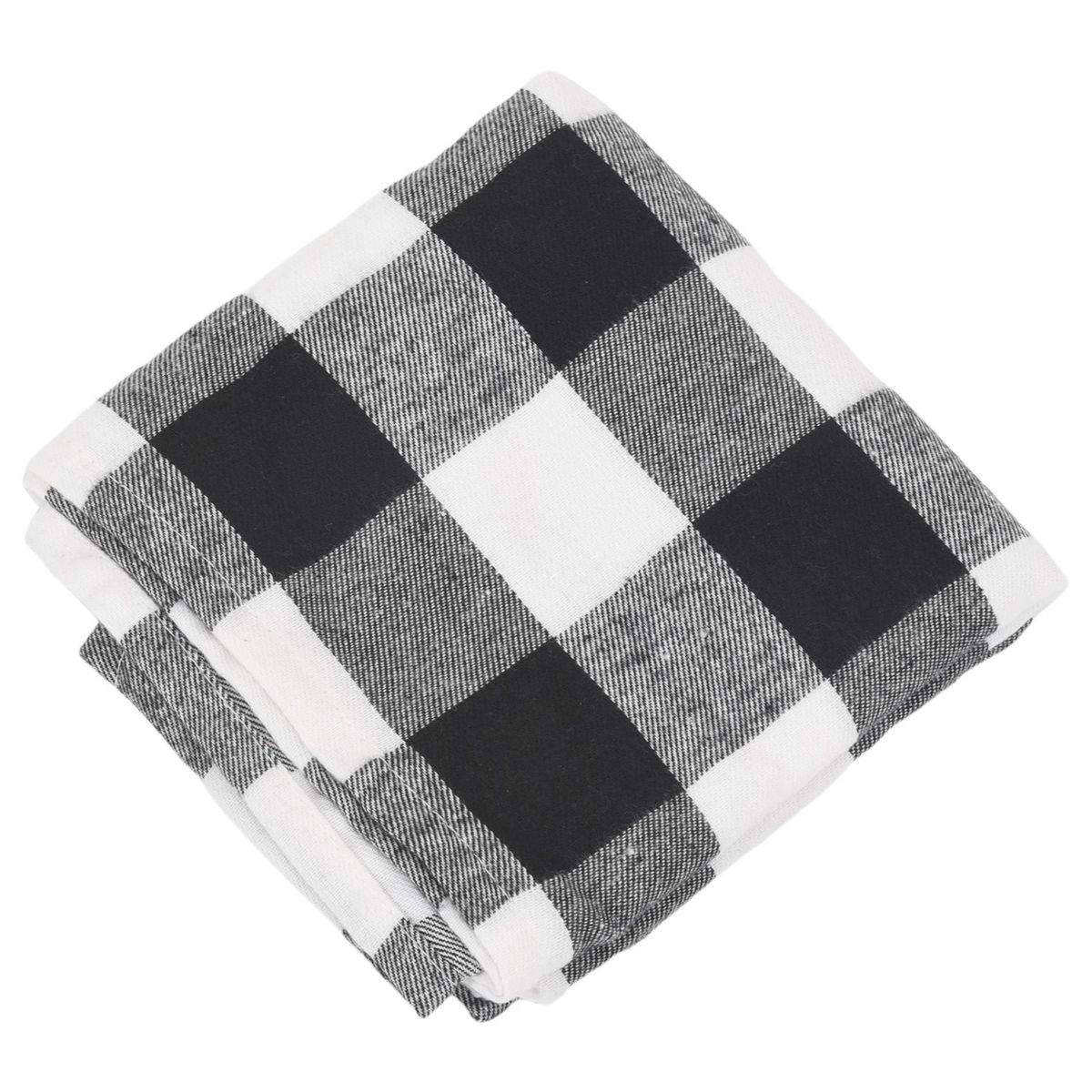Checkered Tablecloth Cotton Black and White Plaid Fashion