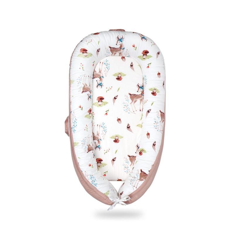 Baby Lounger Co-Sleeping Bassinet Soft Cotton Infant Bed