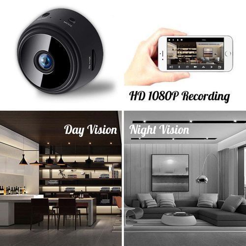 UNIQUE Mini Security Spy Camera WiFi, With Inbuilt Battery Night Vision Surveillance Camera