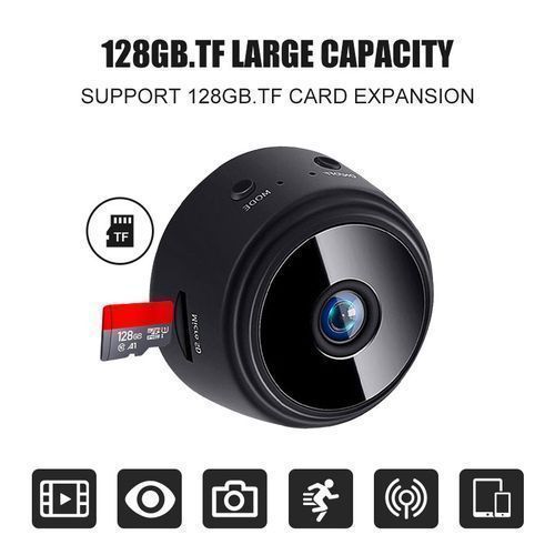 UNIQUE Mini Security Spy Camera WiFi, With Inbuilt Battery Night Vision Surveillance Camera