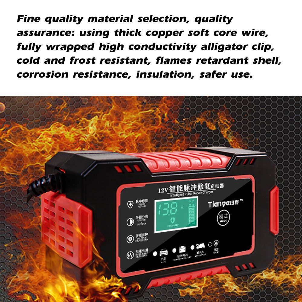 Car Battery Chargers 12.0V Battery Universal Chargers