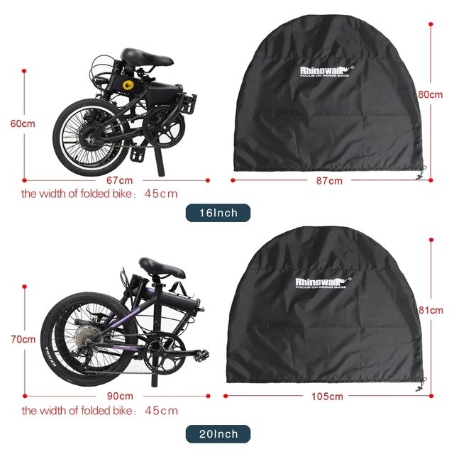 Rhinowalk 20 Inch Rainproof Lightweight Folding Bicycle Bag