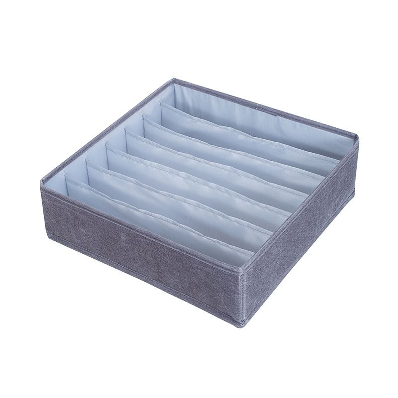 Wardrobe Underwear Organizer, Spec:  7 Grids (Gray)