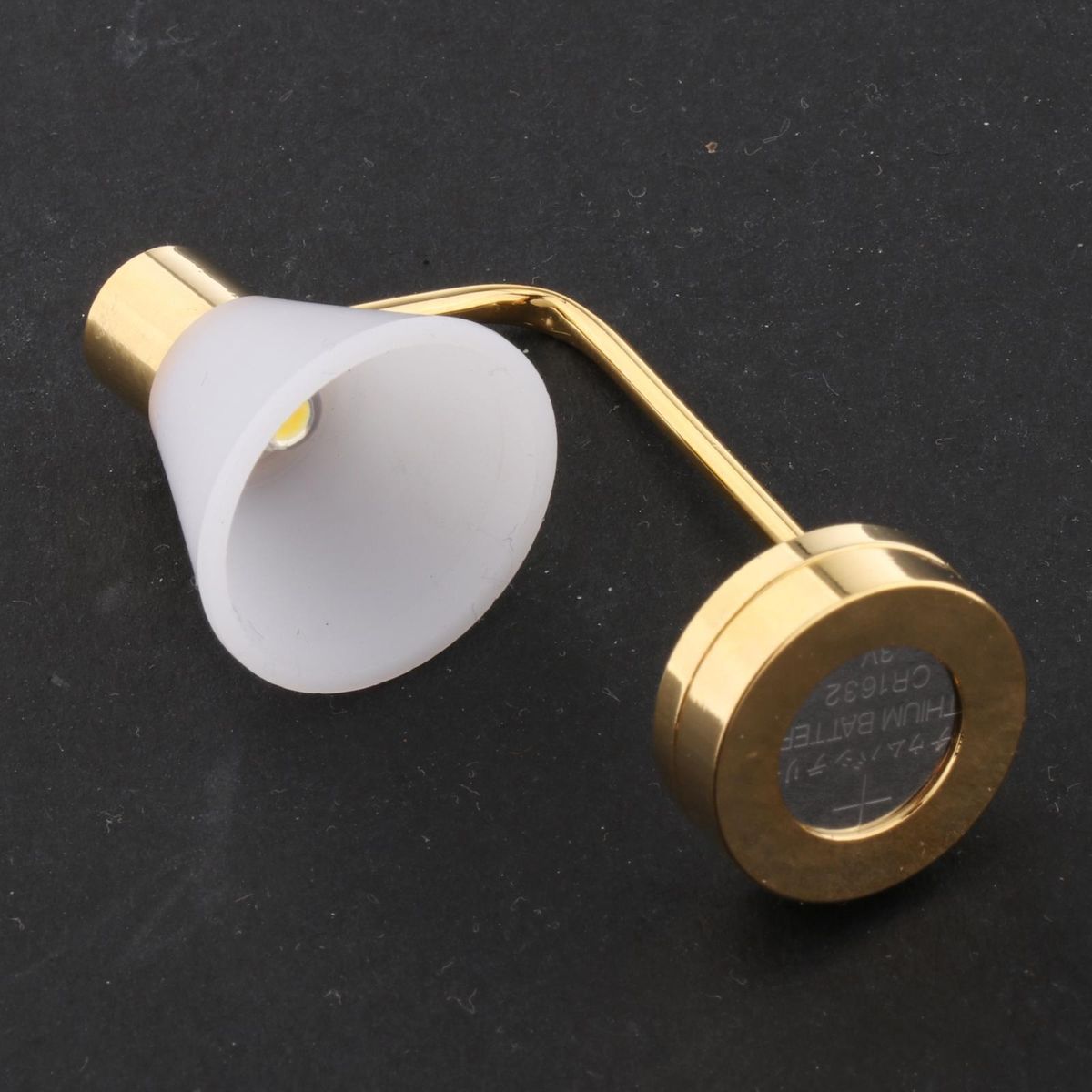 Mini Floor Lamp Doll House Ceiling Lampshade Bedroom DIY Model White