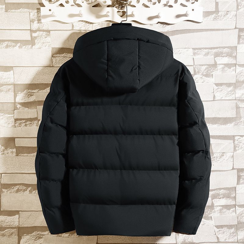Men Winter Jacket Casual Hooded Padded Warm Down Padded Jacket