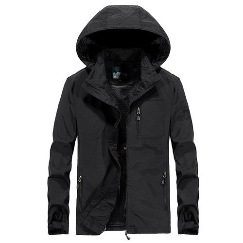 Men's Full Zip Hooded Active Jacket
