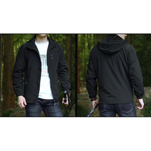 Men's Full Zip Hooded Active Jacket