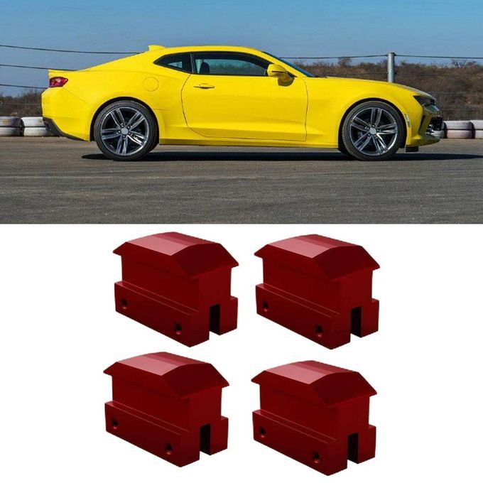 Set Of 4 Jack Pad Slotted Portable For Chevrolet 6TH Gen Camaro 16-18