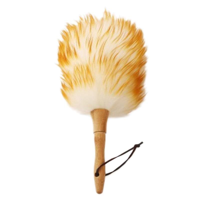Anti-Static Wool Brush Duster Blinds Kitchen Keyboard Dust Cleaning Tool Car Duster Interior/Exterior Cleaner Smart and Soft and Fluffy Duster 30cm