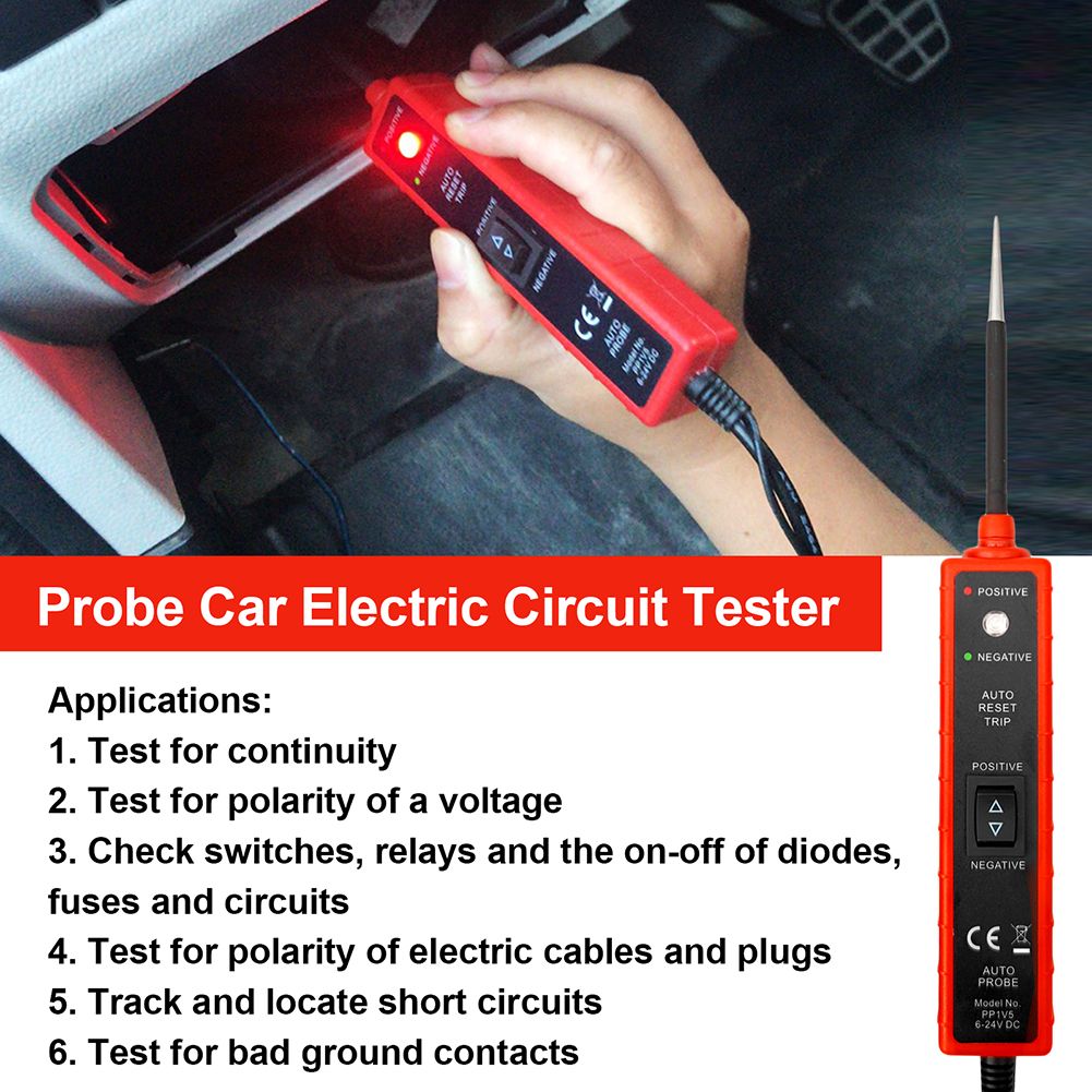 Car Vehicle Circuit Tester Test Pen Multifunctional Electrical Diagnosis Tool Power Probe Automotive Diagnostic Power Scanner