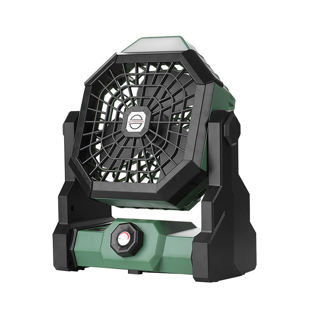 Cooling Fan Stepless Adjustable Strong Wind-Green