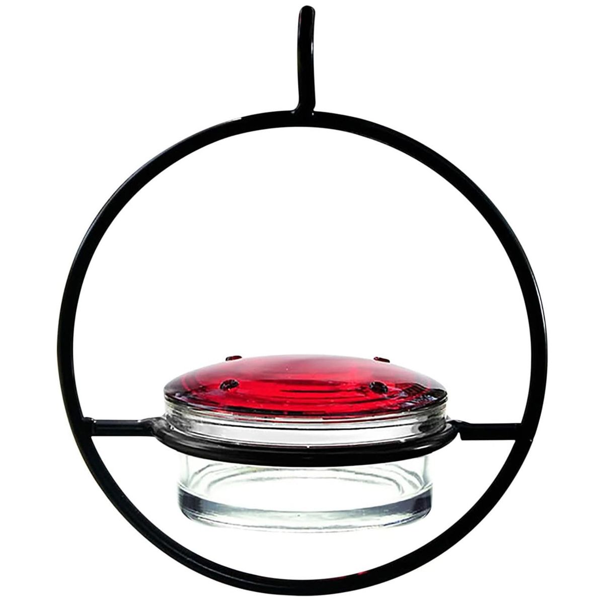 Patio Bird Feeder Easy-fill Hummingbird Feeder Capacity Leak-proof Black