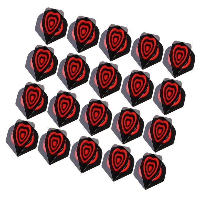 Set 20 Standard Dart Flights Professional Durable PET Dart Tail Type H