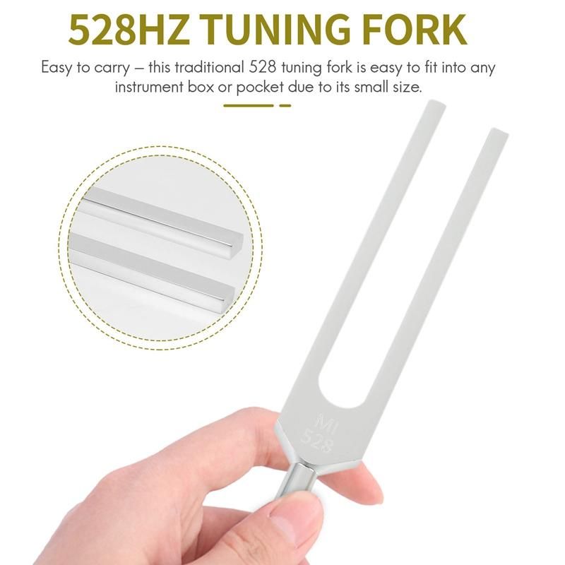 Tuning Fork 528C 528HZ Tuner with Mallet Set for Repair Nervous System Testing Tuning Fork Health Care