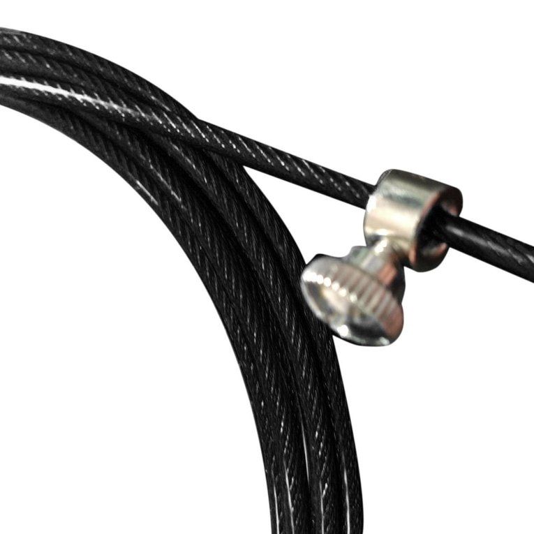 UJ Steel Wire Jump Rope Ultra-speed Ball Bearing Skipping Jumping-black