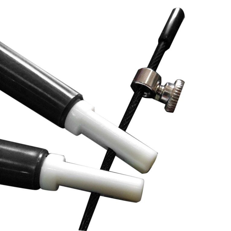 UJ Steel Wire Jump Rope Ultra-speed Ball Bearing Skipping Jumping-black