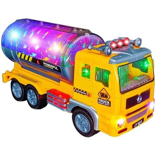 Tanker Toy Truck For Kids With 4d Light And Free Battery