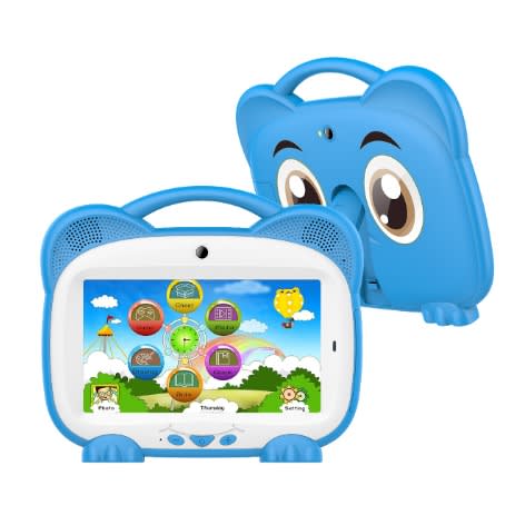 Modio M710 Kids Tablet - 7-INCH - 32GB ROM - 2GB RAM - 4G LTE - Zoom + Google Meet - Blue