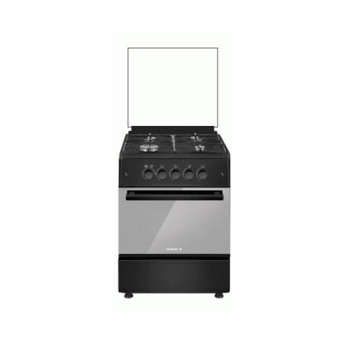 Free Standing - 4 Gas Burner Gas Cooker - 60×60cm -Black
