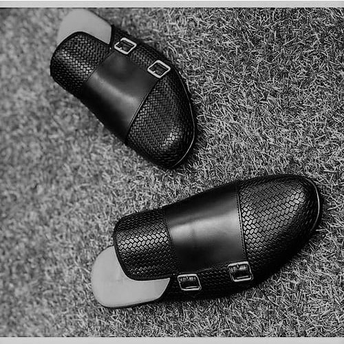 Basket Leather Half Shoe