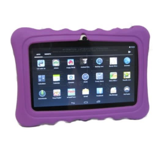 16GB ROM - 2GB RAM – Android 5.1 – Wi-fi Kids Tablet - Pre-installed Apps & Games + Purple Pouch