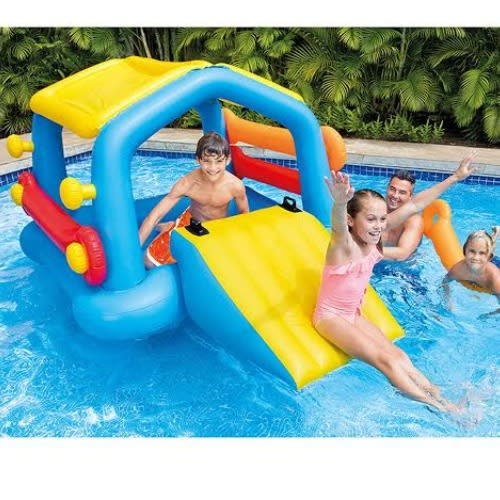Island Inflatable Slide Jump olene