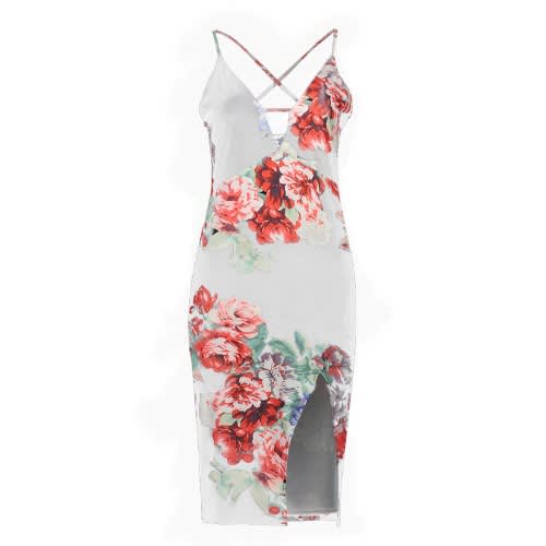 Ladies Bobycon Active Gown- White